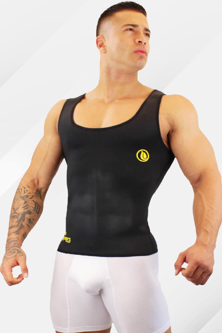 Chaleco Reductor Para Hombre 19202 Fajas Canela- Fajas Colombianas