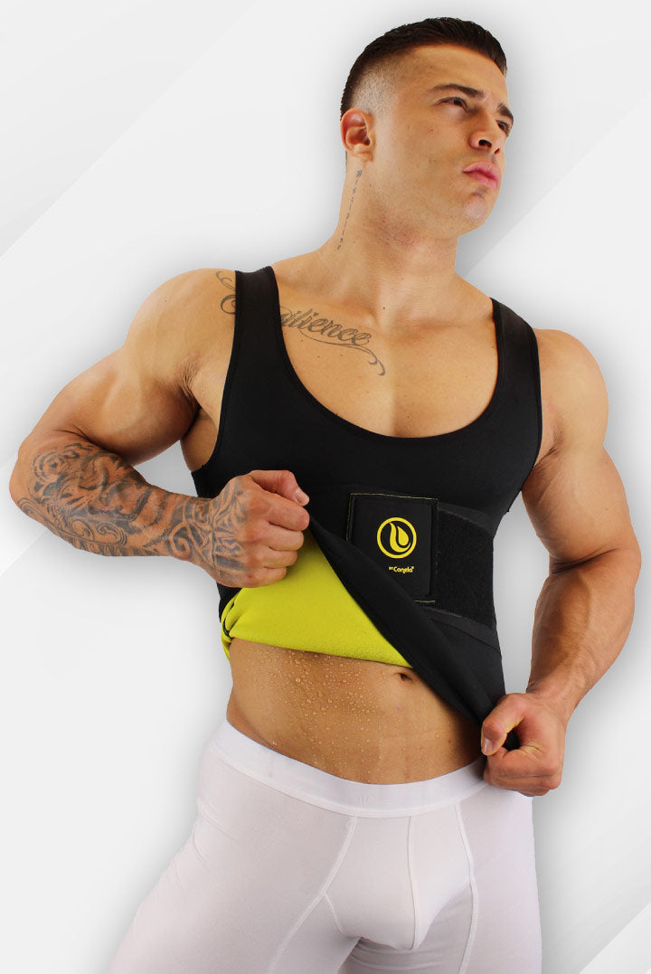 Chaleco Reductor Ajustable Hombre 19302-Fajas Canela -Fajas