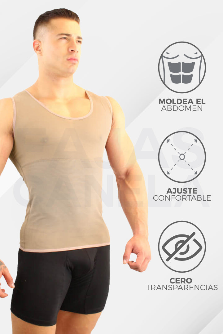 Compression Vest Corrector De Postura Hombre Leonisa Corrector
